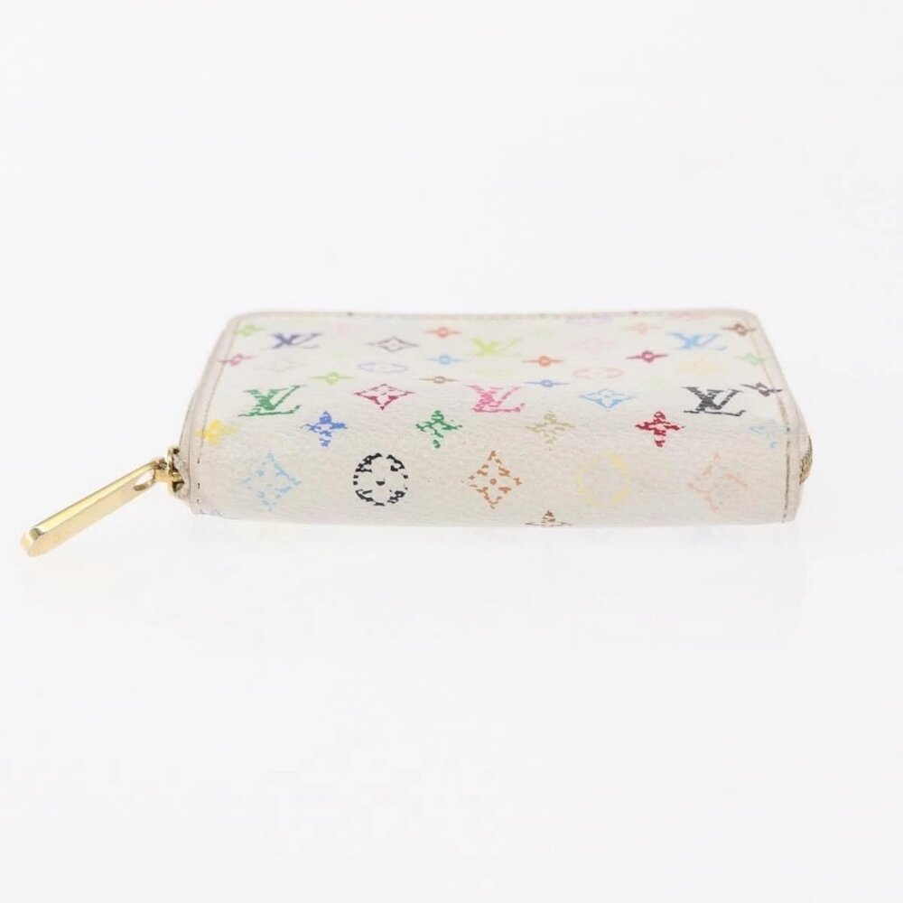 LOUIS VUITTON Zippy Coin Purse Multicles 4 Coin Purse 2 Set White Auth am9908 - Picture 7 of 15